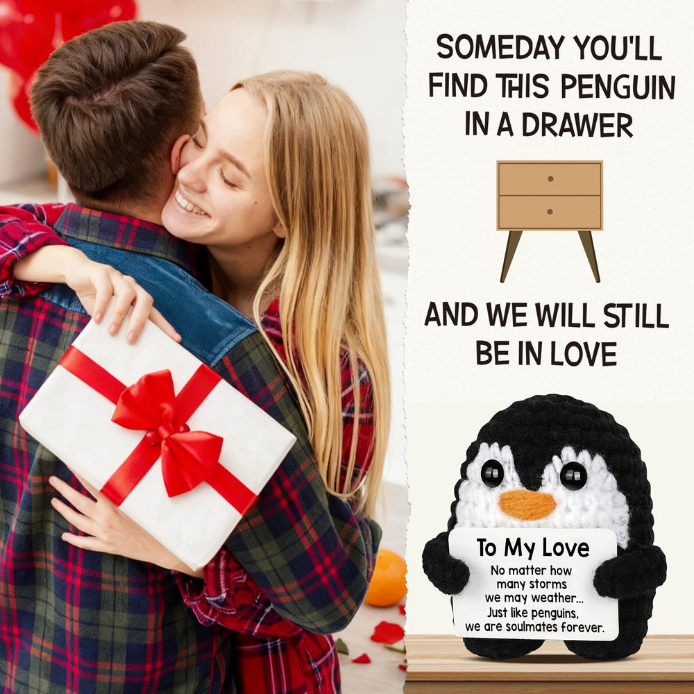 ZENLIV cotton yarn penguin offers softness and durable keepsake.