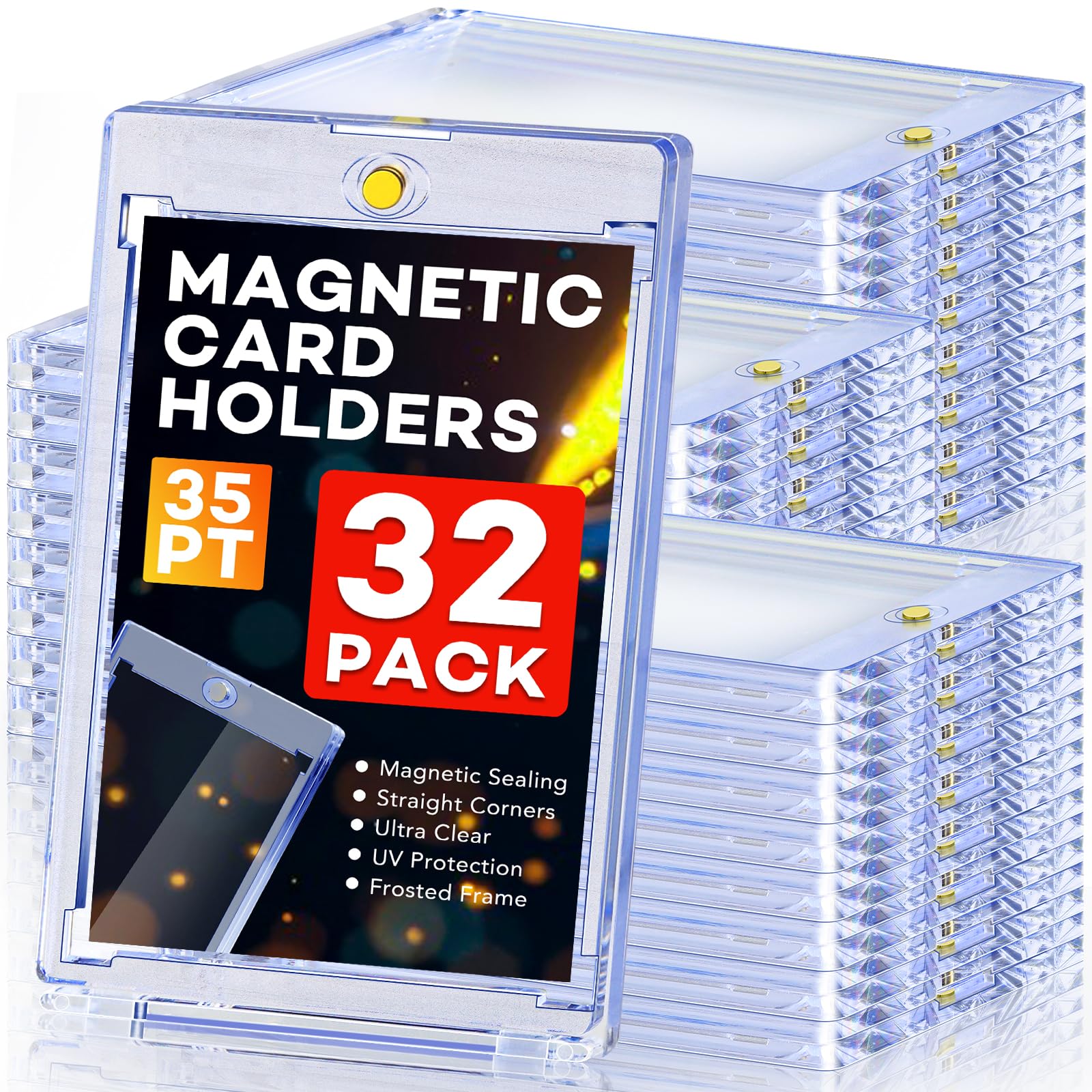 ZENOWICK one-touch magnetic card holder with secure closure for quick, safe card access.