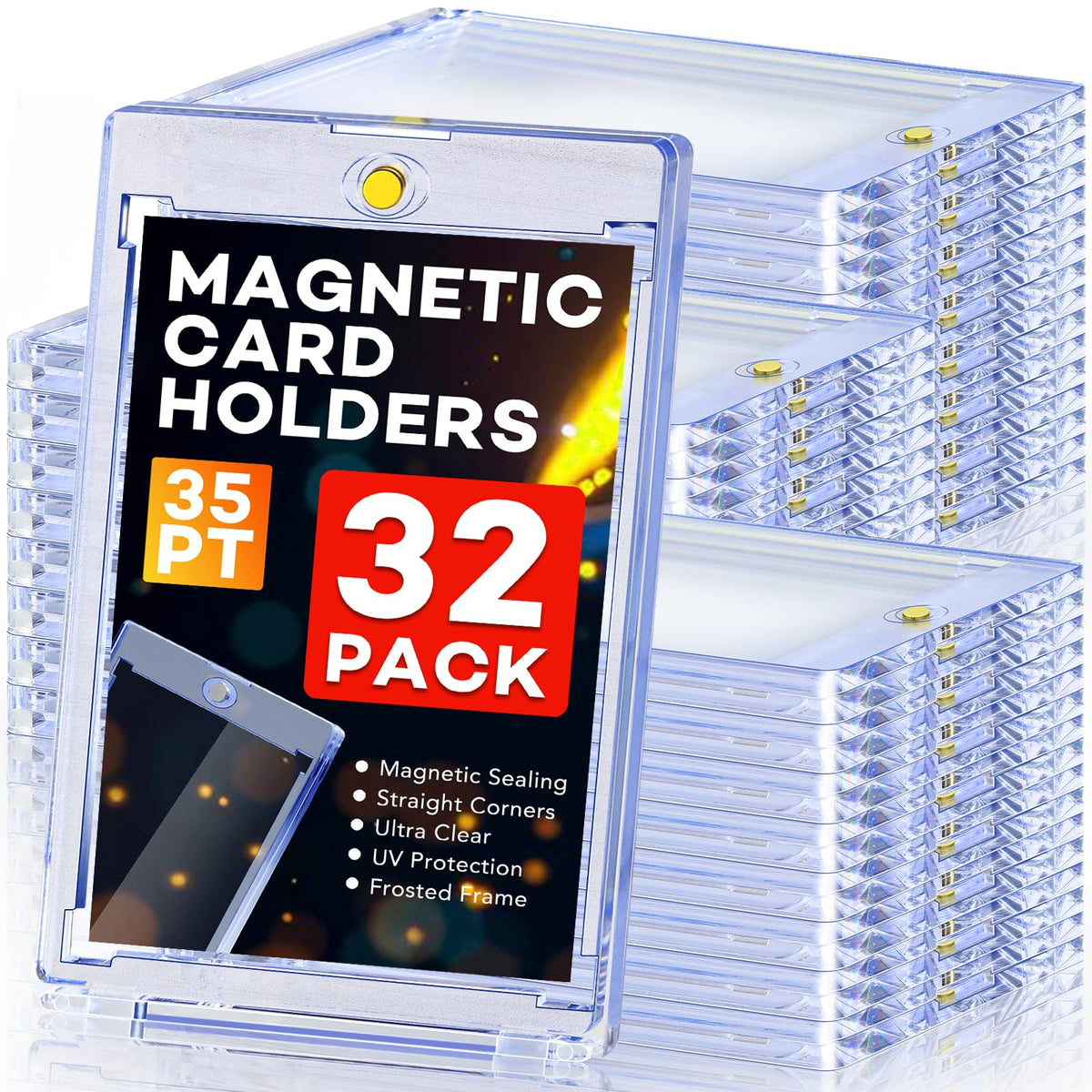 ZENOWICK one-touch magnetic card holder with secure closure for quick, safe card access.