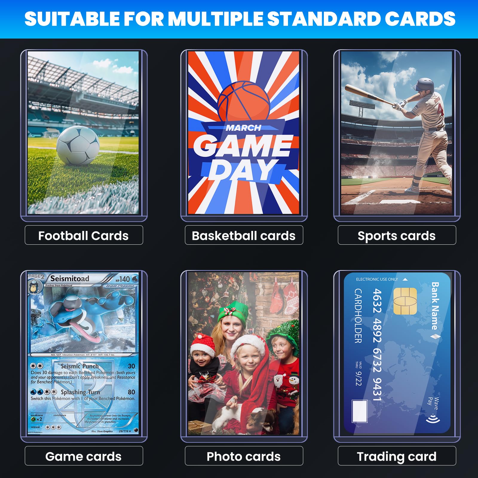 ZENOWICK card collection display with a clear view for easy assessment