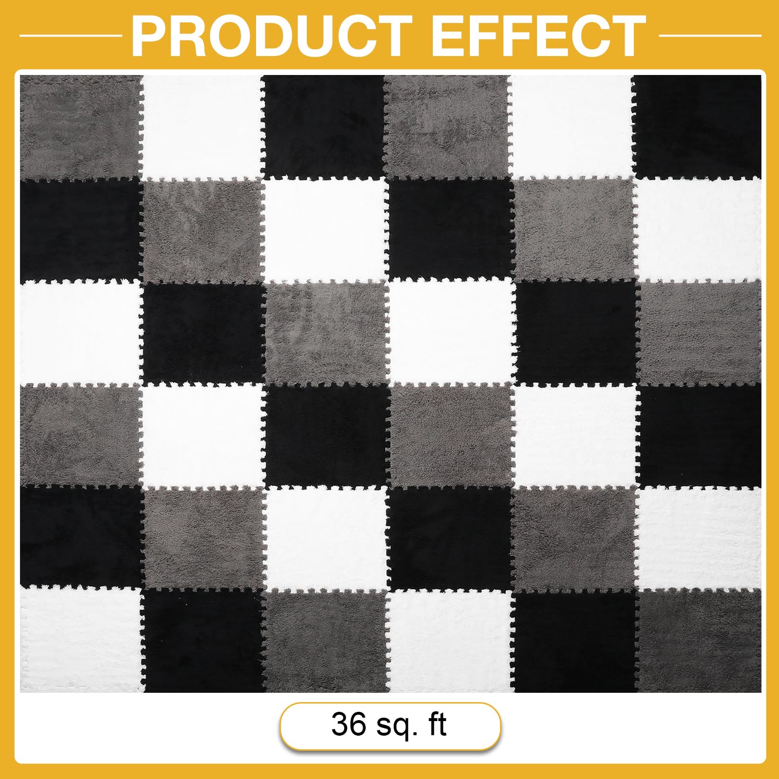 Zenowick color pack tiles in gray, white, and black for nursery decor