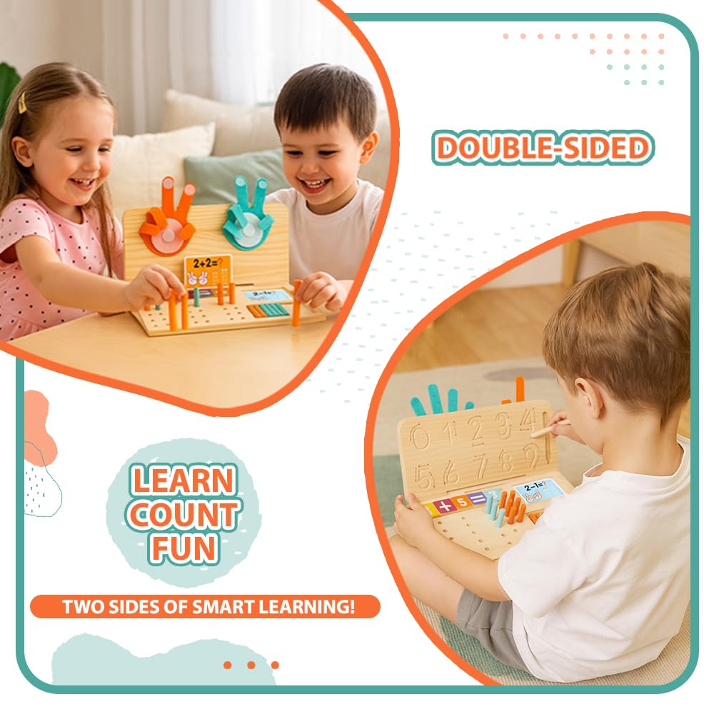Zensooth counting sticks panel supports fine motor skills and early arithmetic exploration