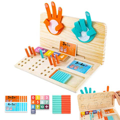 Zensooth Montessori board with double-sided surface for tactile counting practice