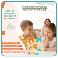 Zensooth wooden pen supports writing practice during math activities
