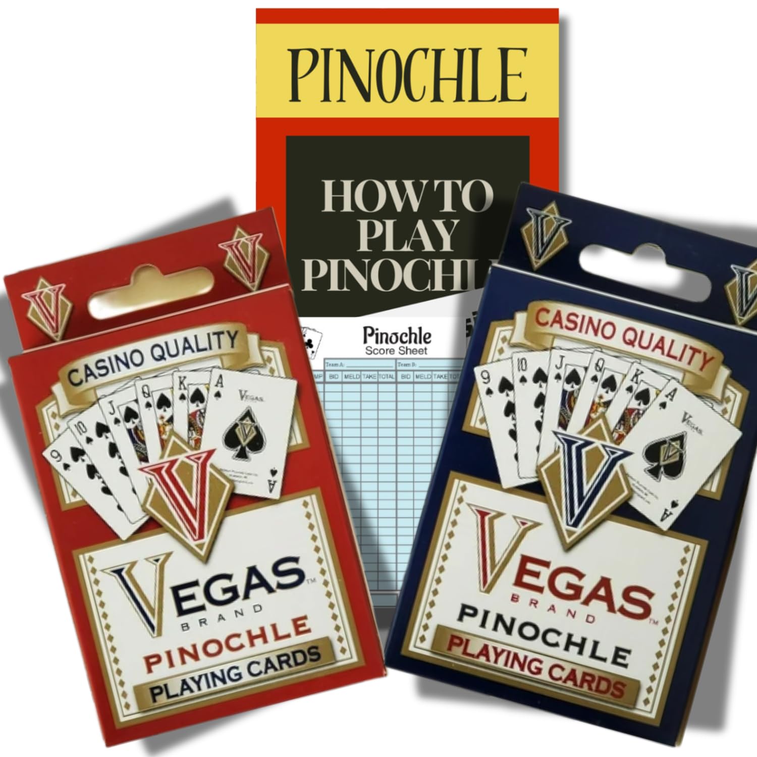 Zentious Pinochle game-night setup ready for friendly competition.