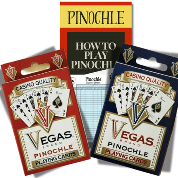 Zentious Pinochle game-night setup ready for friendly competition.