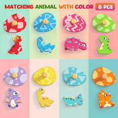 Zeoddler eggs puzzle pieces aid hand-eye coordination for toddlers.