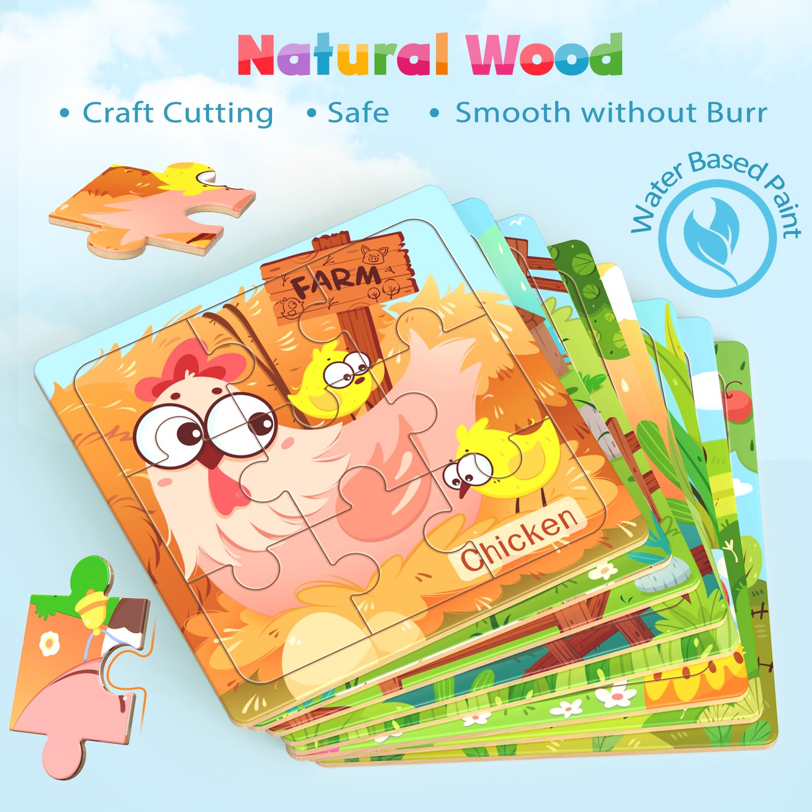 Zeoddler horse puzzle supports problem solving in imaginative play.