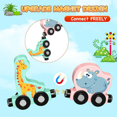 Zeoddler magnetic connection system supports hands-on problem solving.