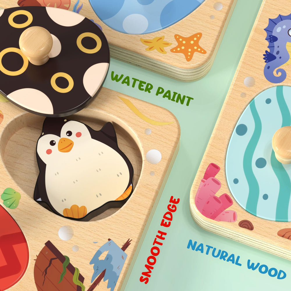 Zeoddler-preschool-learning-toy promotes early recognition and pattern exploration