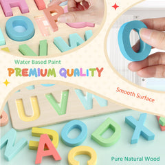 Zeoddler wooden board image shows a durable, colorful setup for preschool learning.