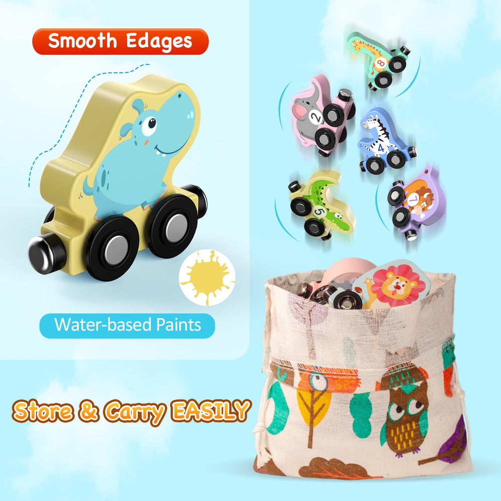 Zeoddler smooth-edged wood toy ensures safe, comfortable handling for toddlers.