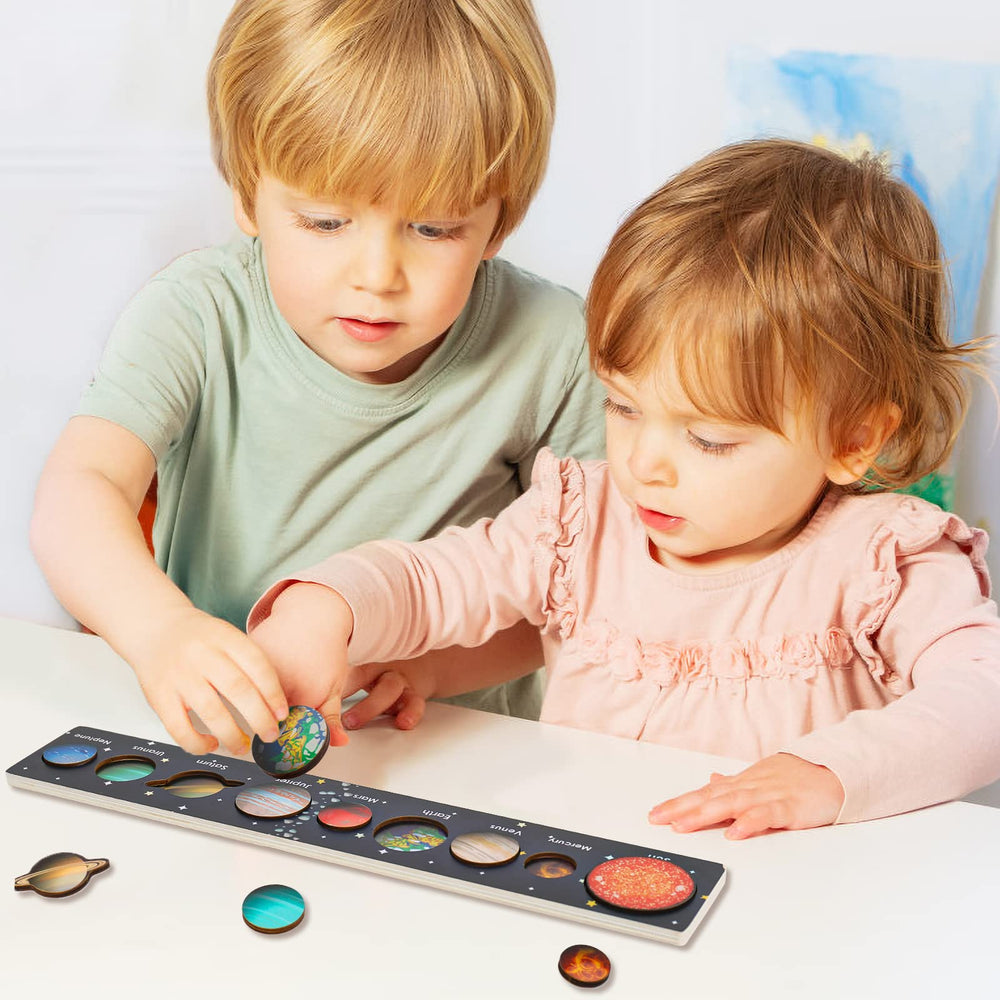 Zeoddler Solar System Puzzle Saturn: rings and details boost observational play