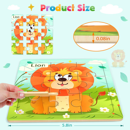Zeoddler crocodile puzzle boosts hand-eye coordination while toddlers explore colors
