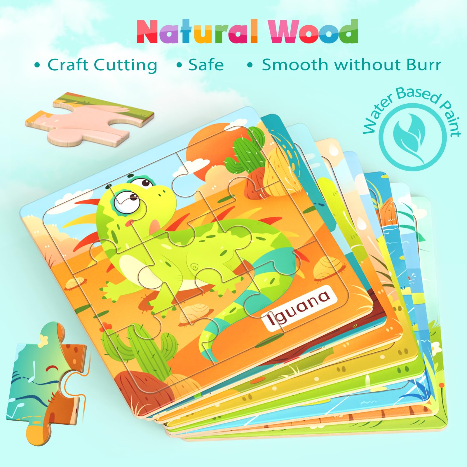 Zeoddler hedgehog puzzle helps fine motor control and pattern recognition
