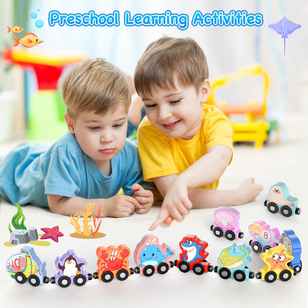Zeoddler 11-piece Montessori set supports fine motor and color recognition