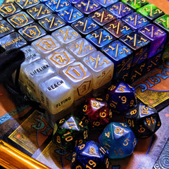 ZEOXUER 20mm d20 dice offer large, easy-to-see results