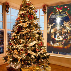 Zeptrix versatile backdrop for indoor and outdoor holiday decorations