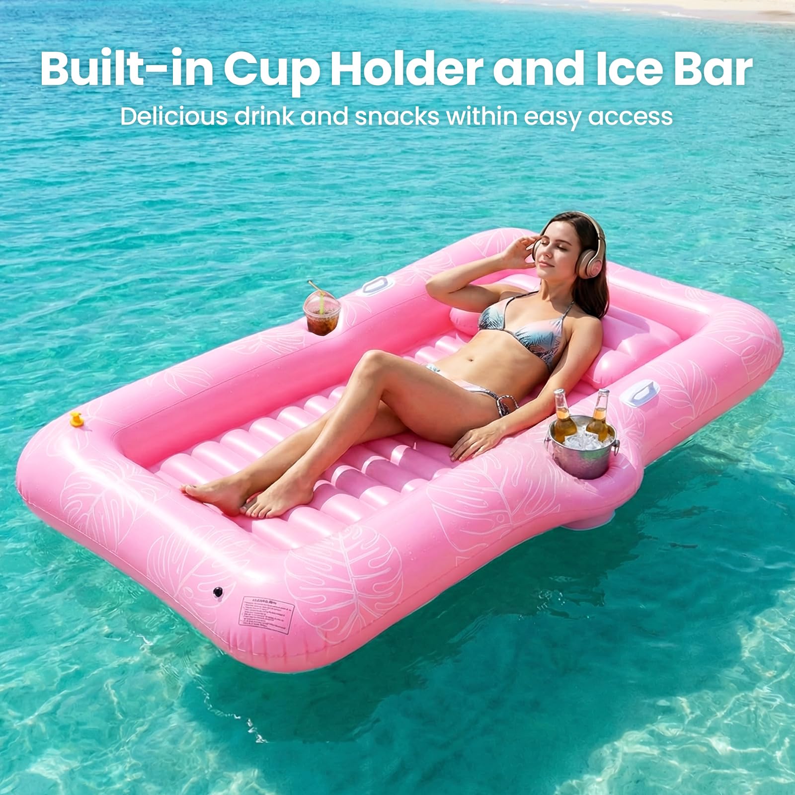 Zeraty durable PVC construction supports adults up to 330 lbs for worry-free use.