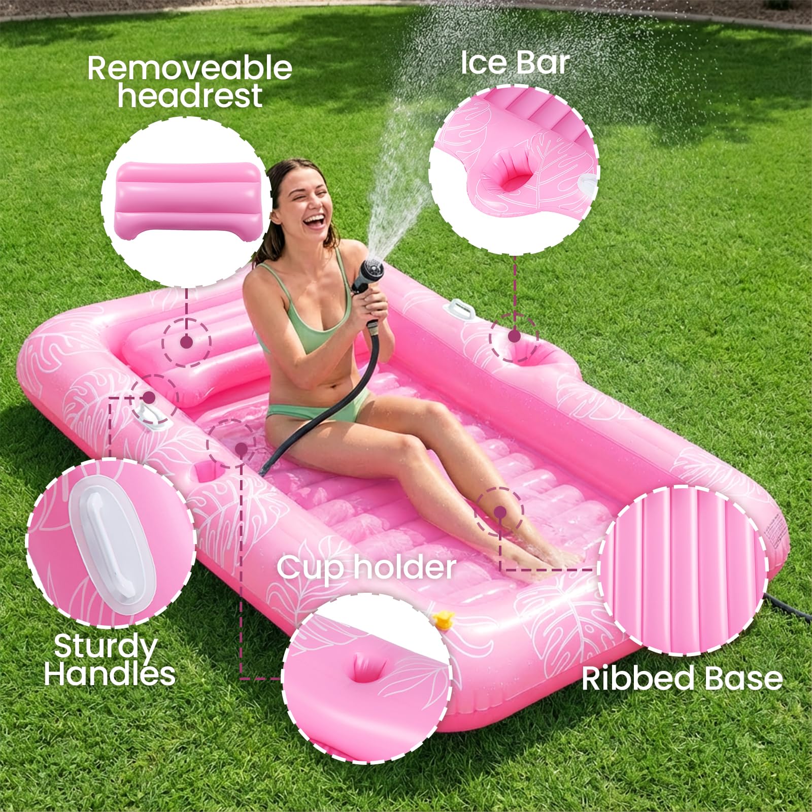 Zeraty upgraded valve enables quick inflation and deflation for easy setup.