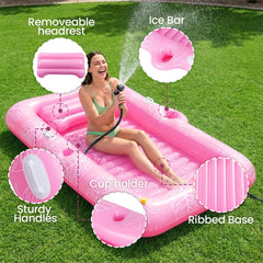 Zeraty upgraded valve enables quick inflation and deflation for easy setup.