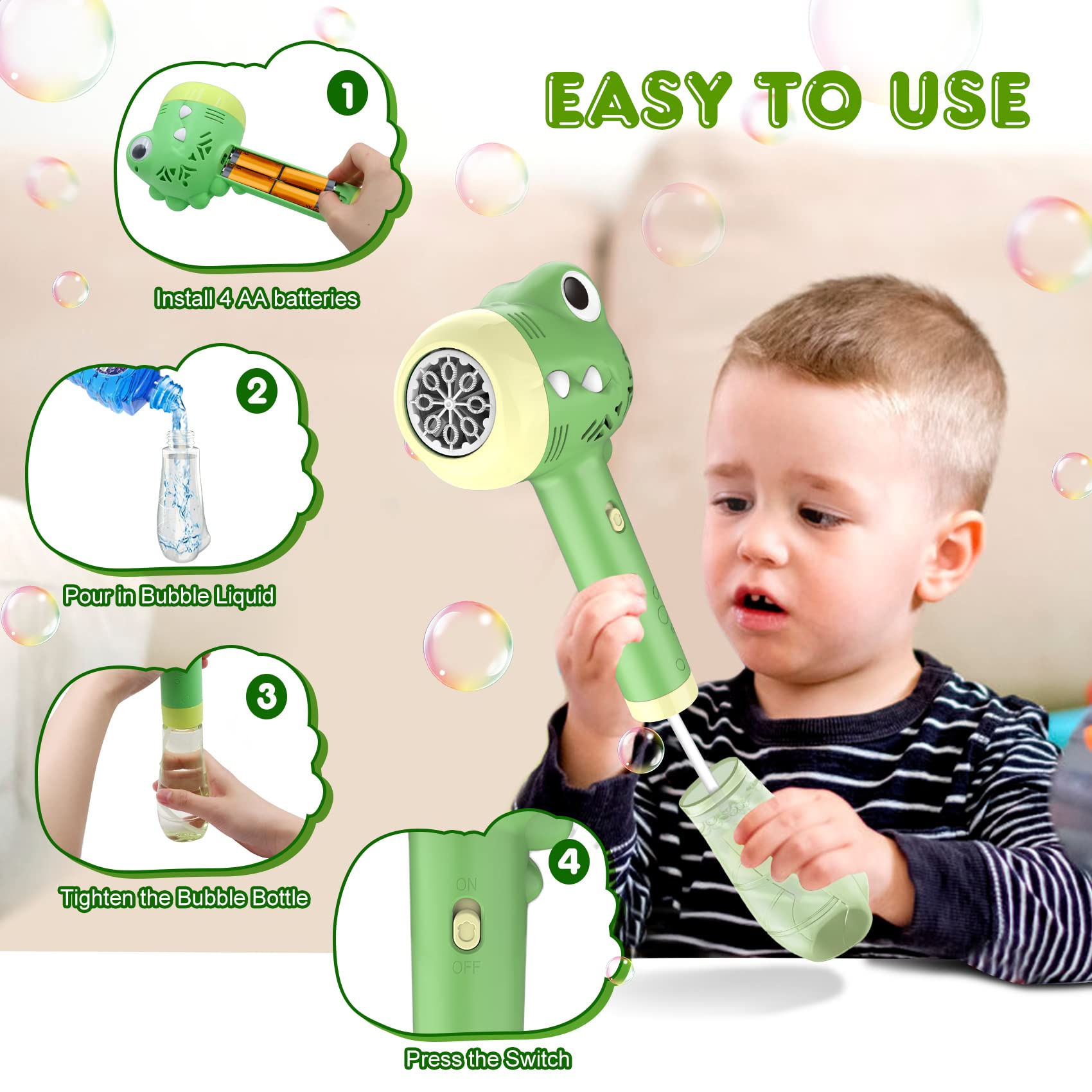 Zerhunt 180ml bubble solution for longer bubble sessions