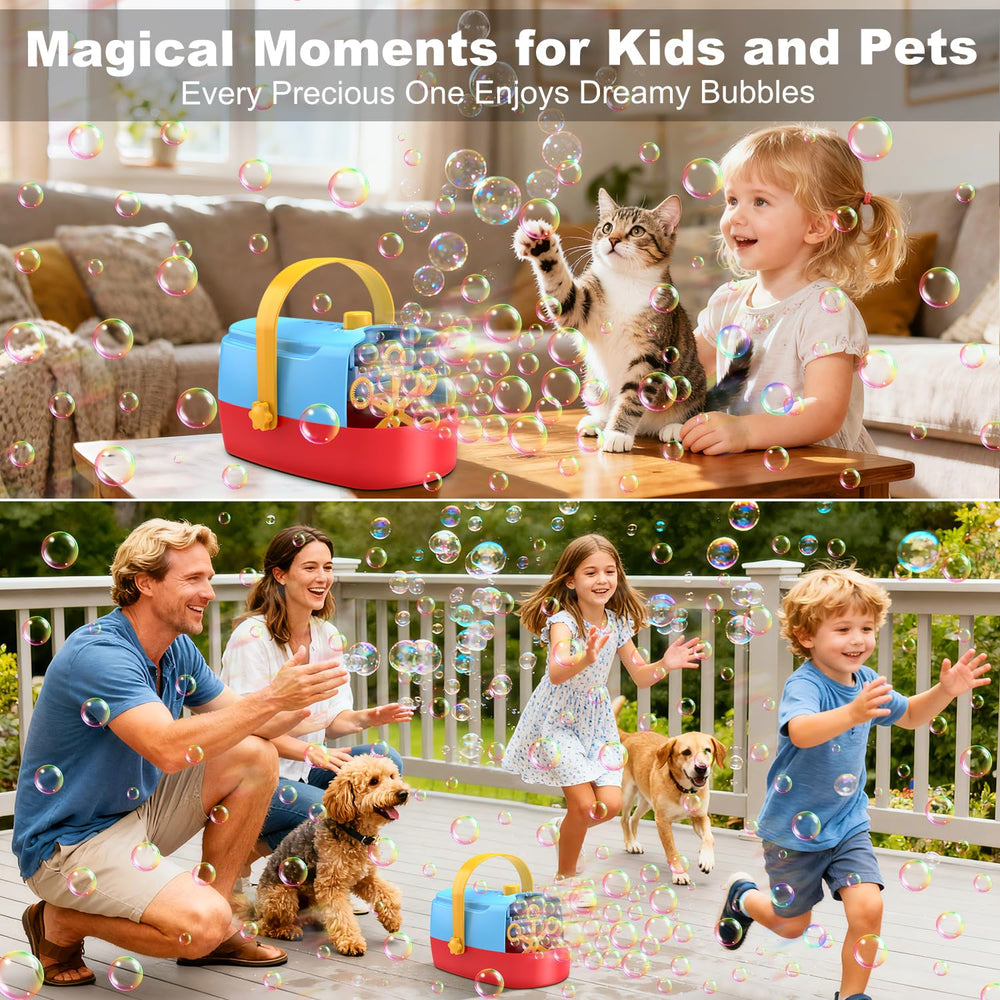 Zerhunt Bubble Machine brings kid-friendly bubble fun