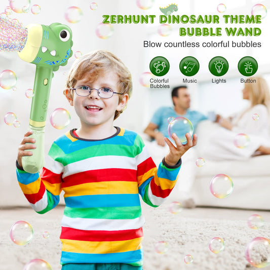 Zerhunt bubble machine with eight wands for rapid bubble bursts