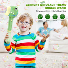 Zerhunt bubble machine with eight wands for rapid bubble bursts