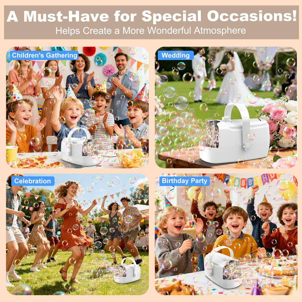 Zerhunt Bubble Machine safe-design auto-stops when touched during play