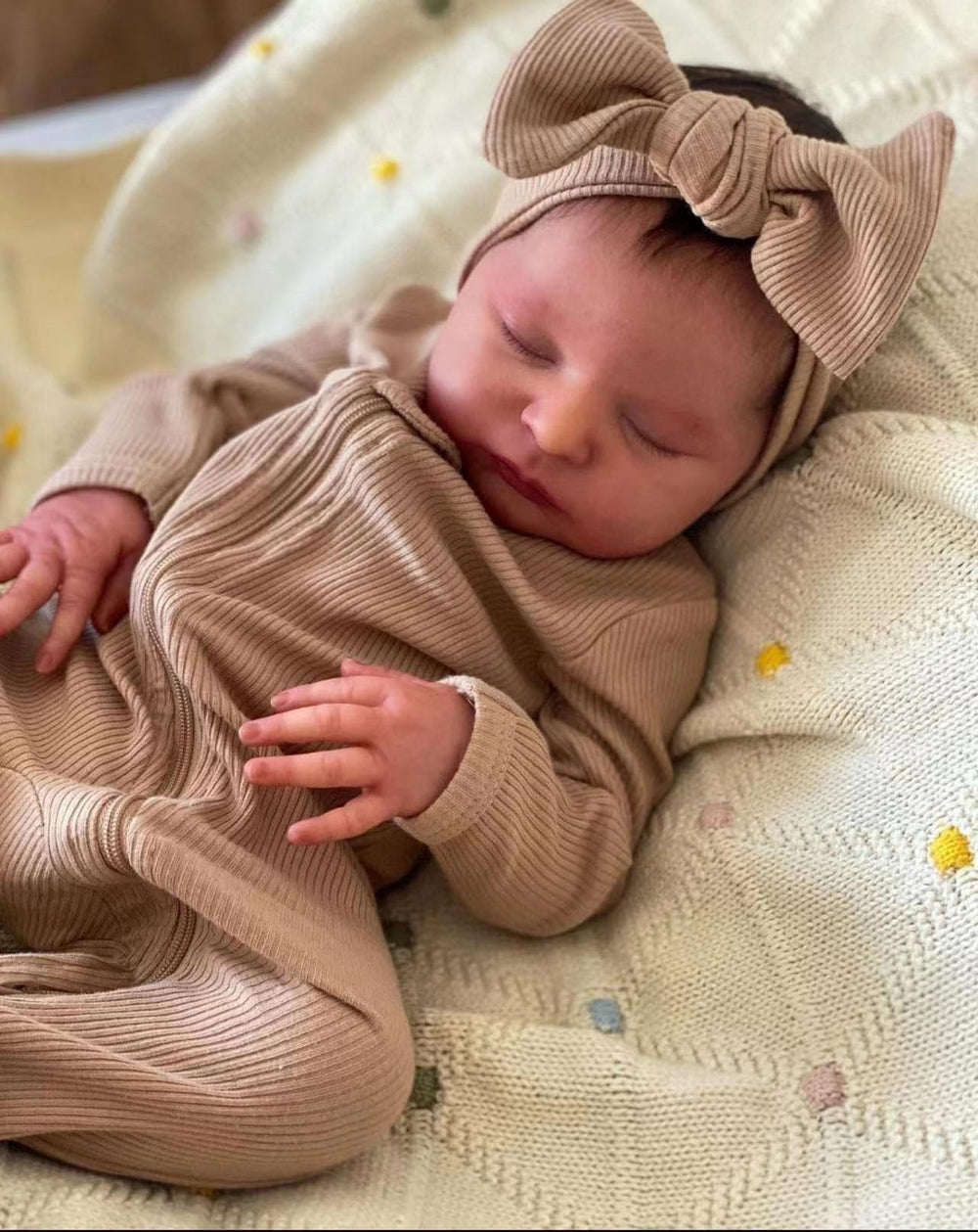 Zero Pam newborn clothes fit the 19 inch body for authentic look