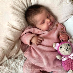 Zero Pam Reborn doll face veins detail enhances realism for imaginative play.
