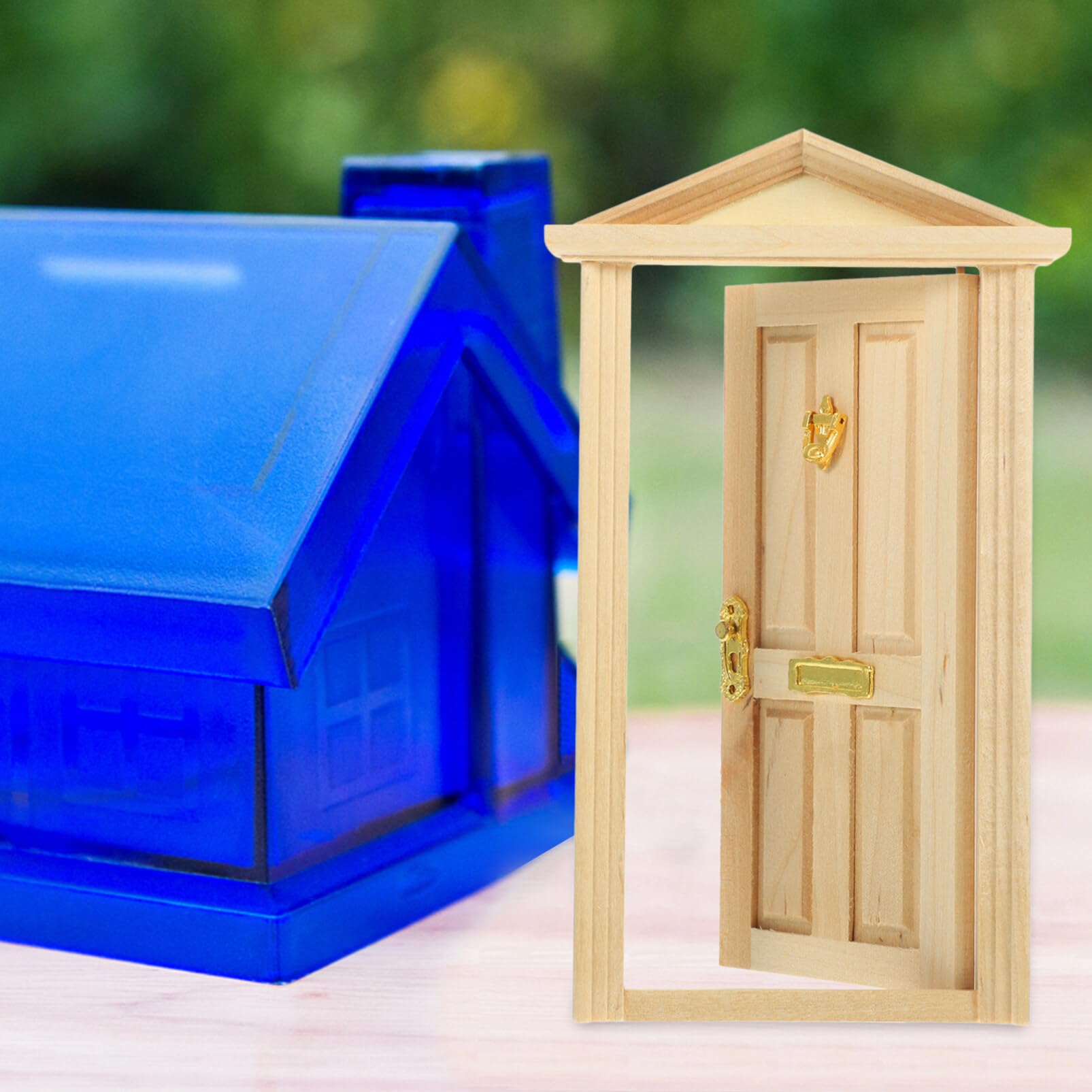 Zerodeko dollhouse door in life-scene setup for creativity