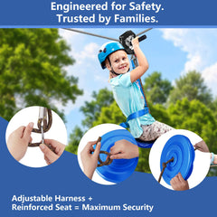 ZEROMX adjustable seat accommodates different ages and heights