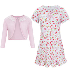 ZeroShop Granny wig and cardigan set for easy age look at parties.