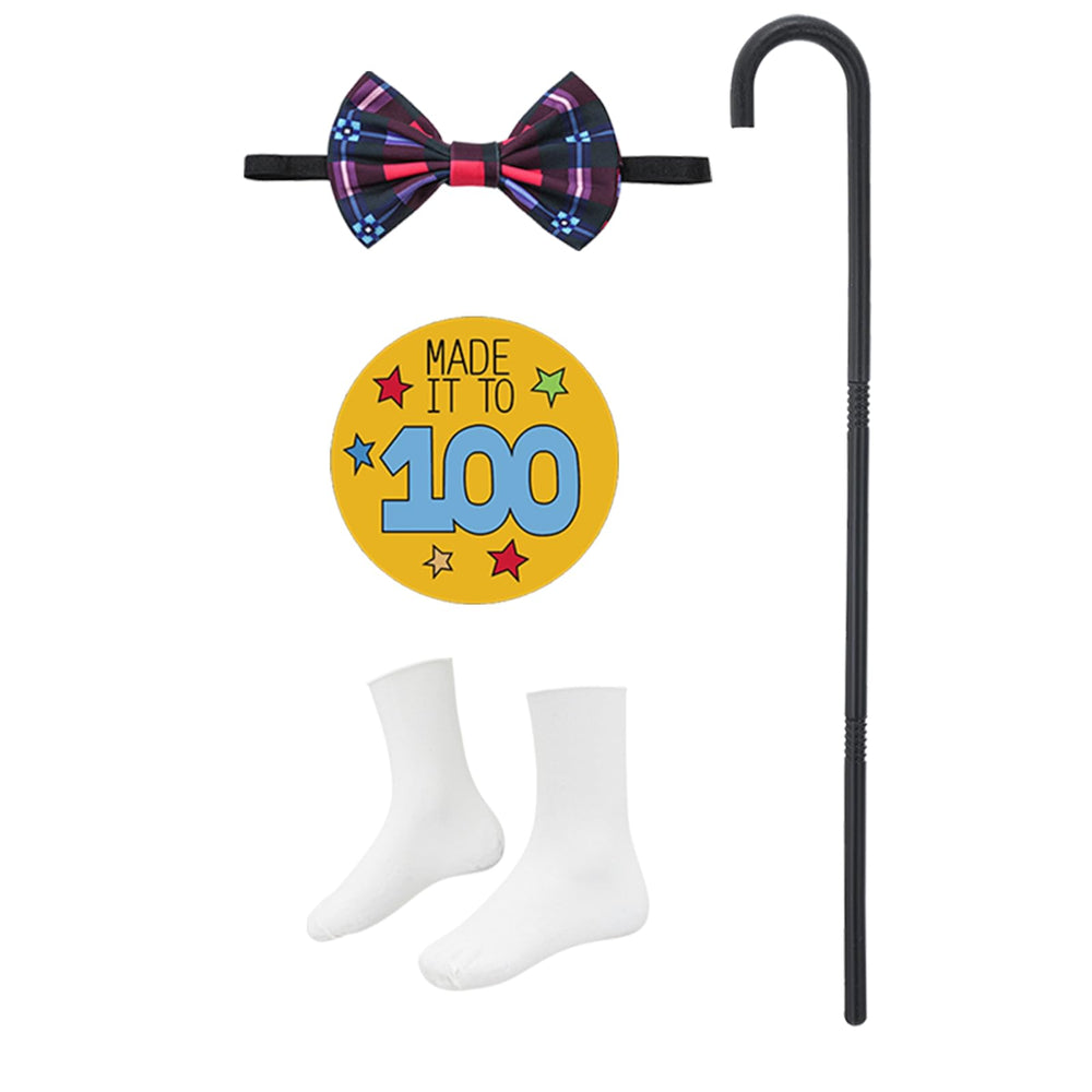 ZeroShop old man costume kids pants provide comfortable all-day wear during party events.