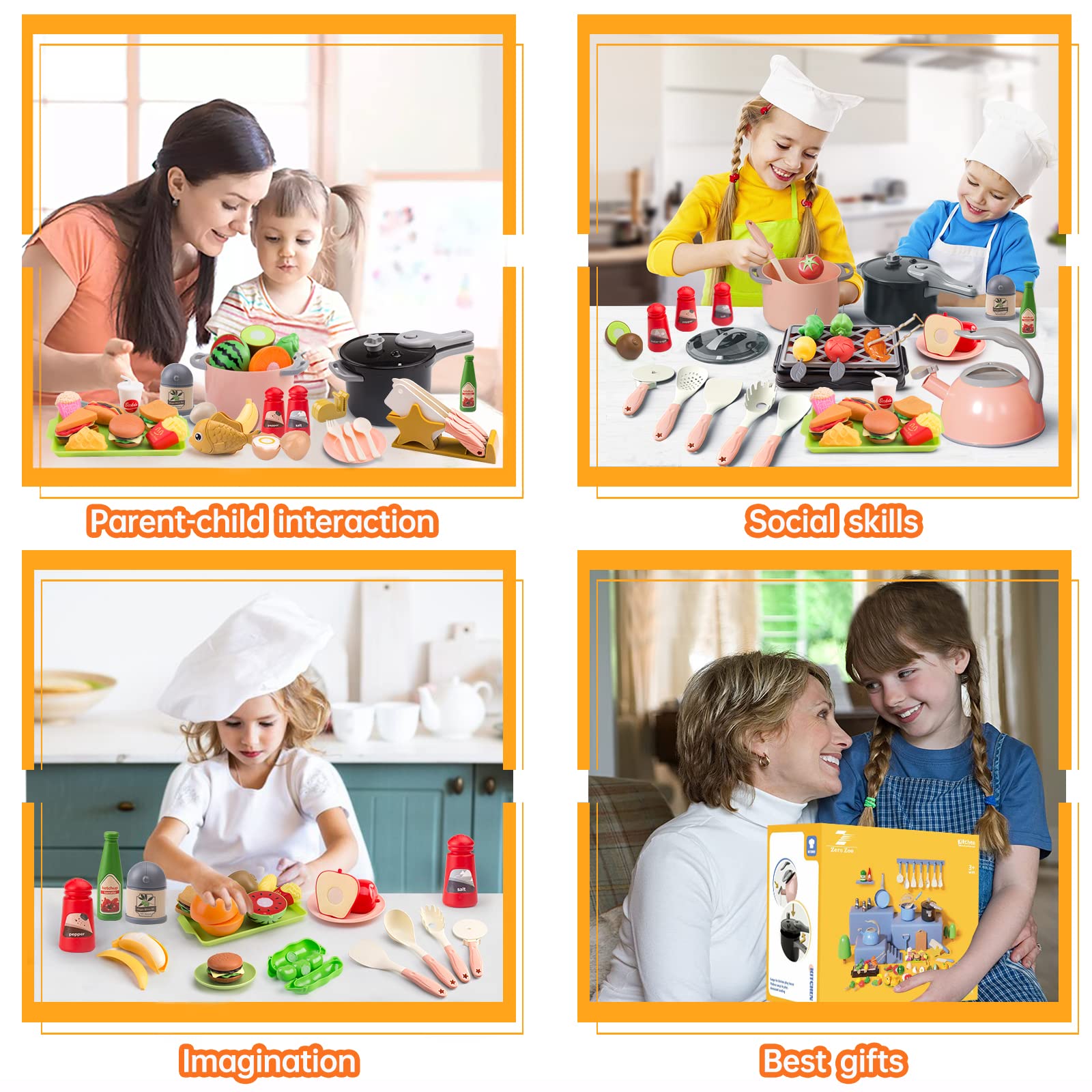 Zero Zoo pastel pink set makes a delightful gift for young chefs.