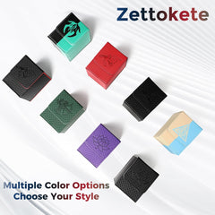 Zettokete compact deck box fits MTG commander decks for game nights