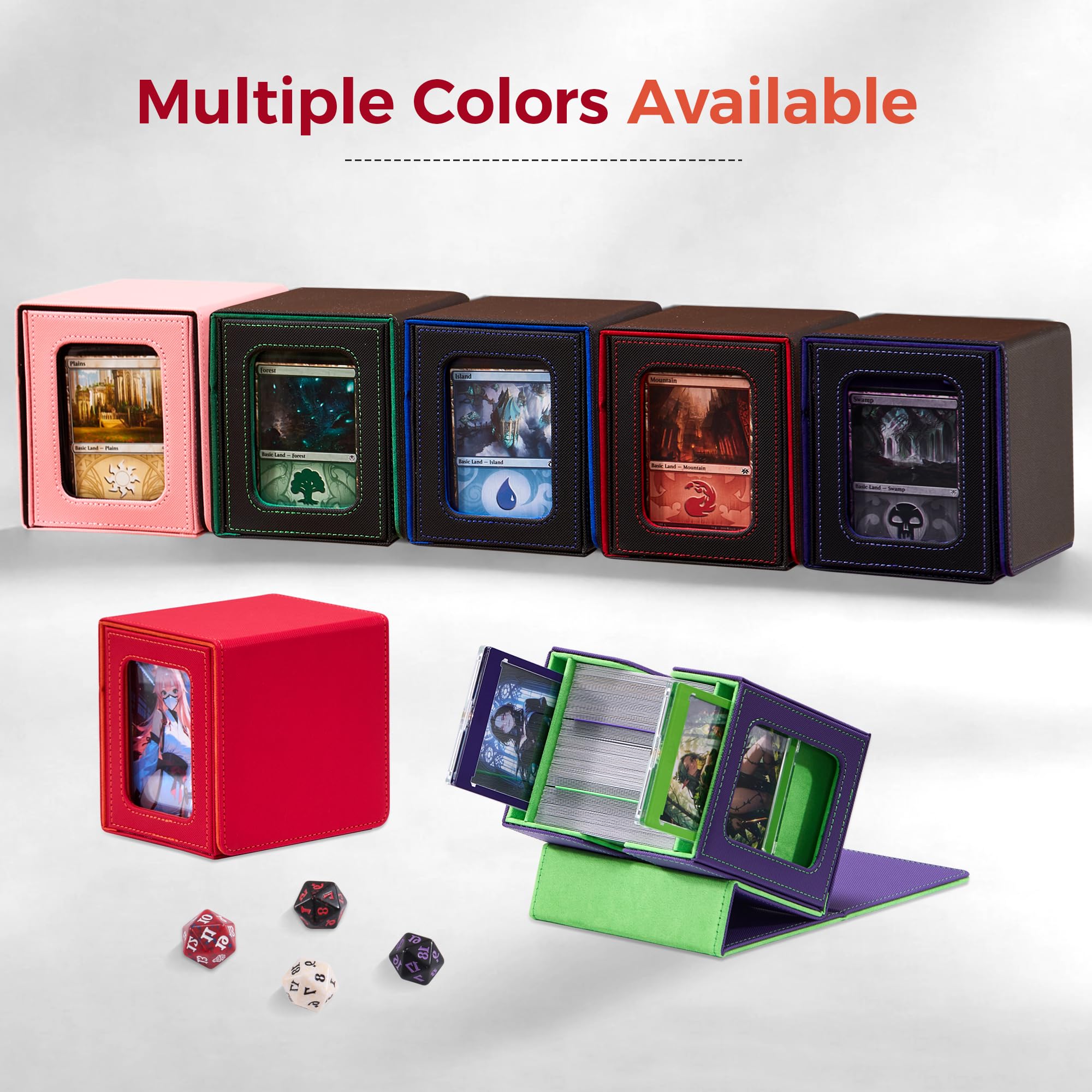Zettokete MTG deck box uses water-resistant PU leather to protect cards on the go