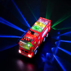 Zetz Brands fire truck durable design withstands rough toddler play.