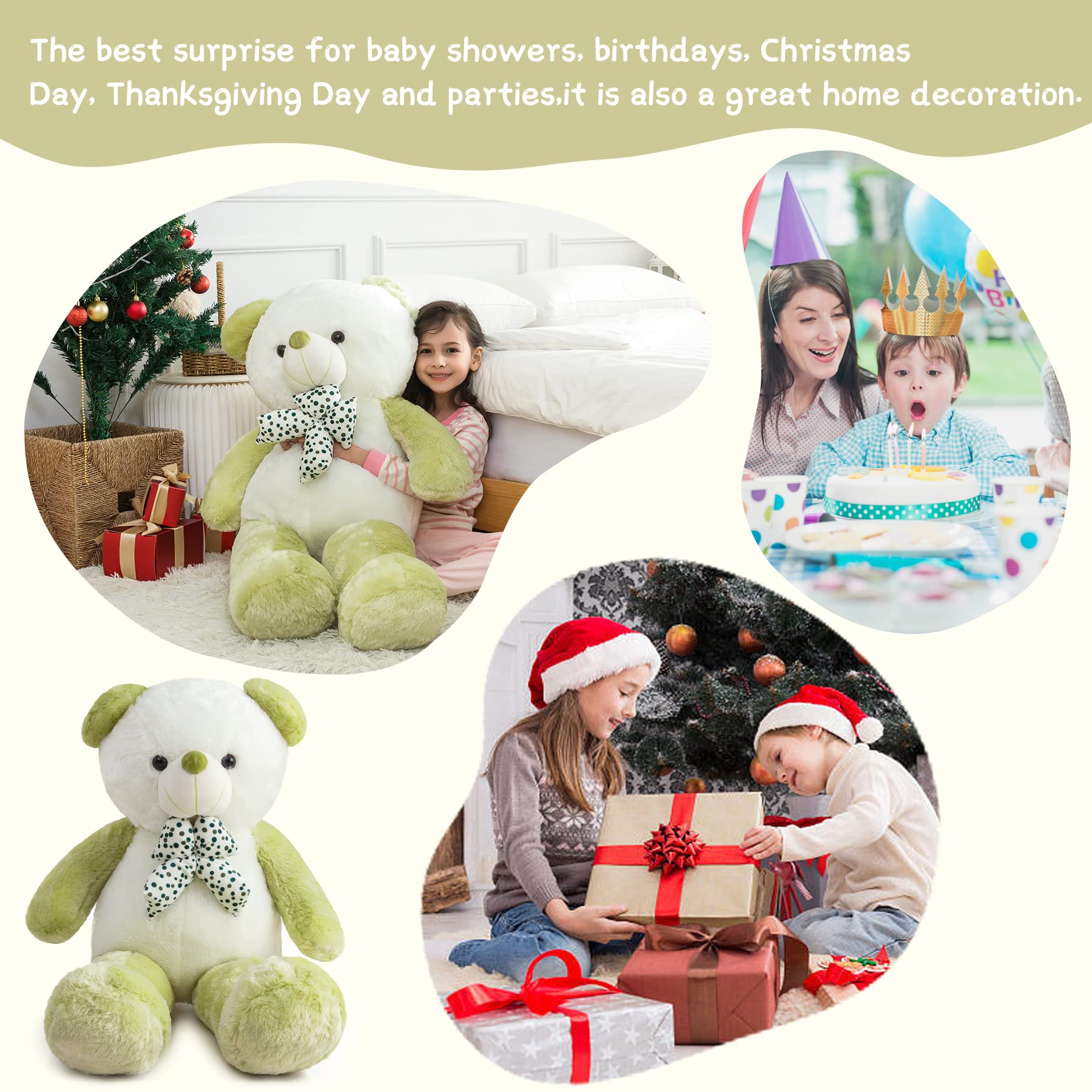 ZGXIONG teddy bear used as warm bedroom décor