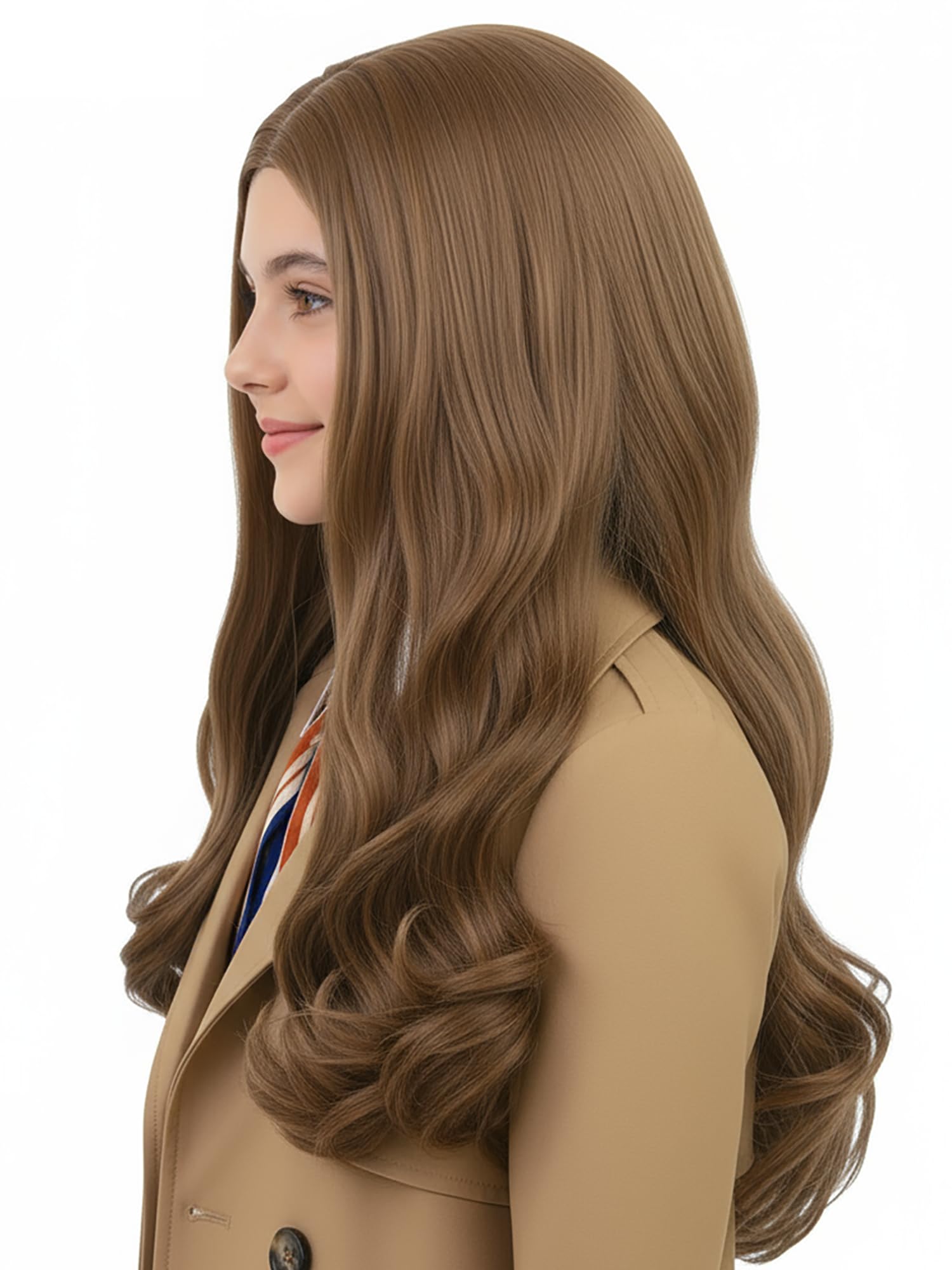 ZGXYZXMY brown wig rich color shades highlight dimensional brunette tones for photos.