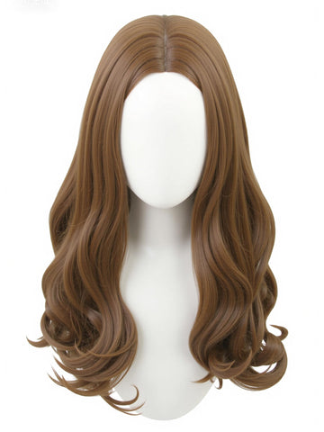 ZGXYZXMY brown wig versatile style for cosplay, photoshoots, and daily wear looks.