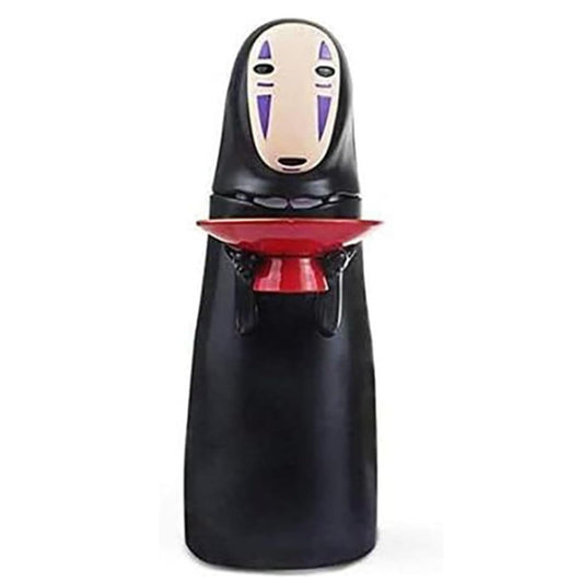 Zhanjiadm No Face Coin Bank front view, playful saving companion for kids