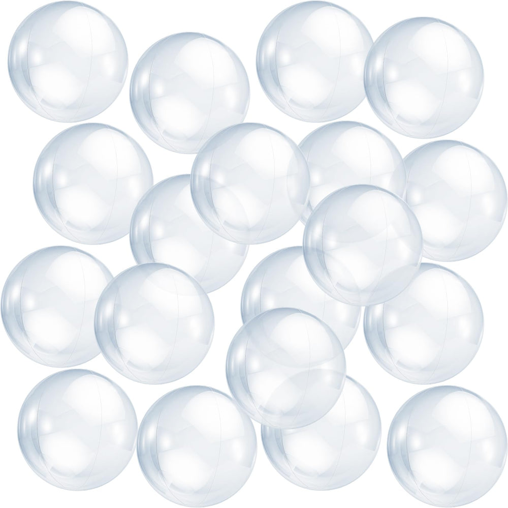 Zhanmai clear beach ball 16-inch for pool play and beach parties.