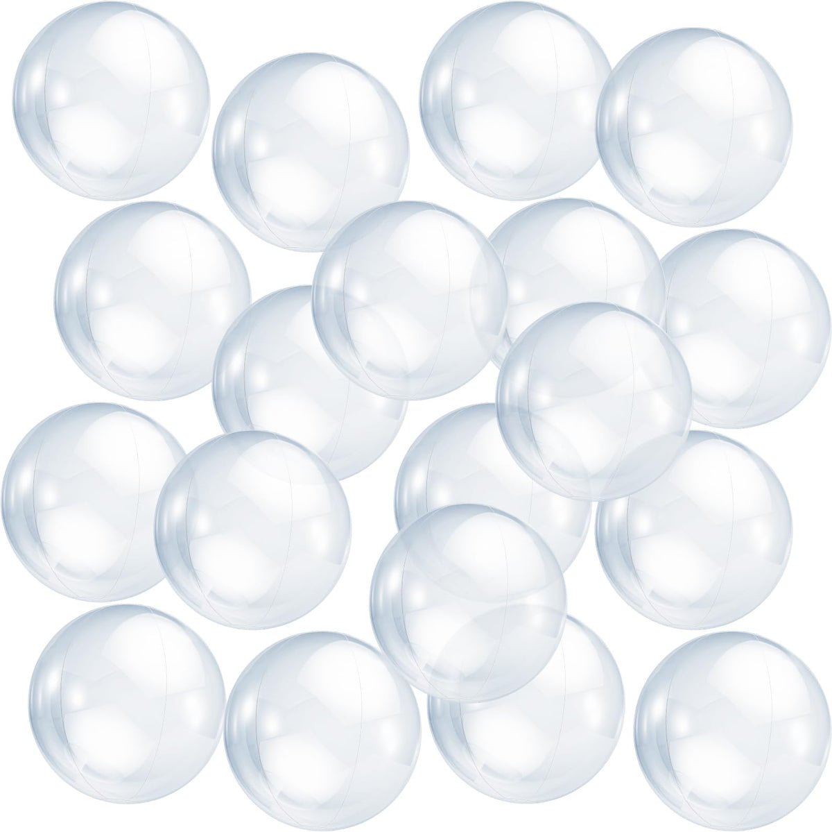 Zhanmai clear beach ball 16-inch for pool play and beach parties.