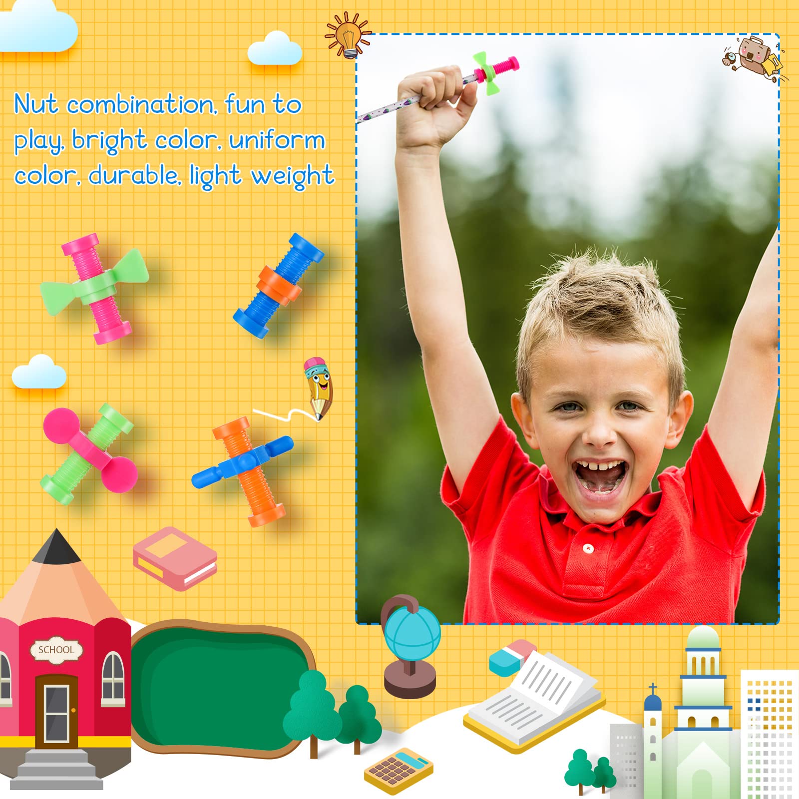 Zhanmai portable fidget toppers: lightweight desk accessory for on-the-go focus