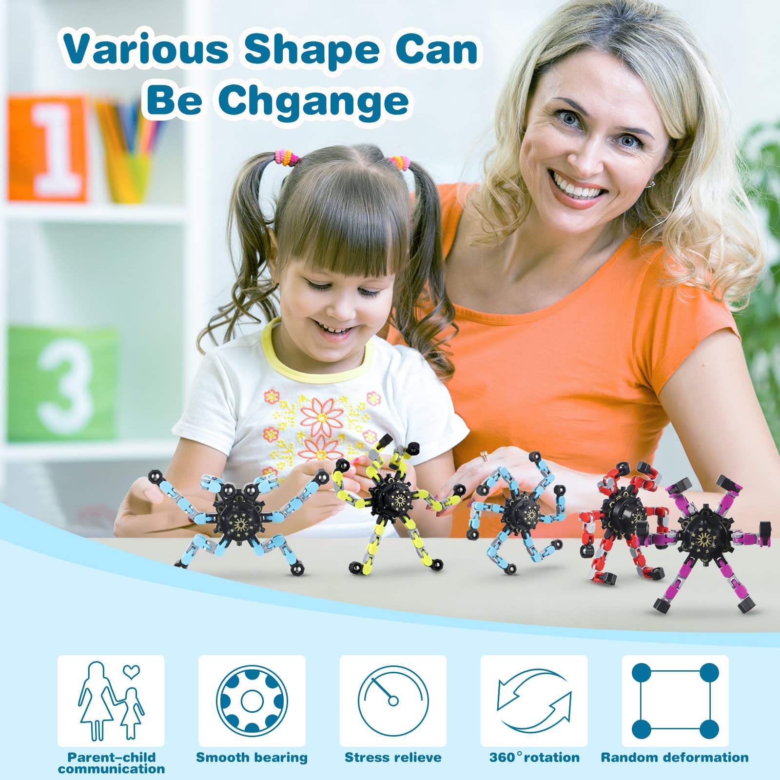 Zhanmai fingertip gyro toy suitable as a classroom or desk companion.