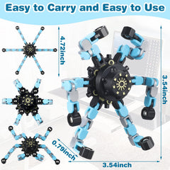 Zhanmai deformable chain fidget toy enables creative shapes for play.