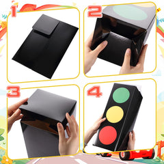 Zhanmai durable cardboard construction ensures sturdy decor for transportation events.